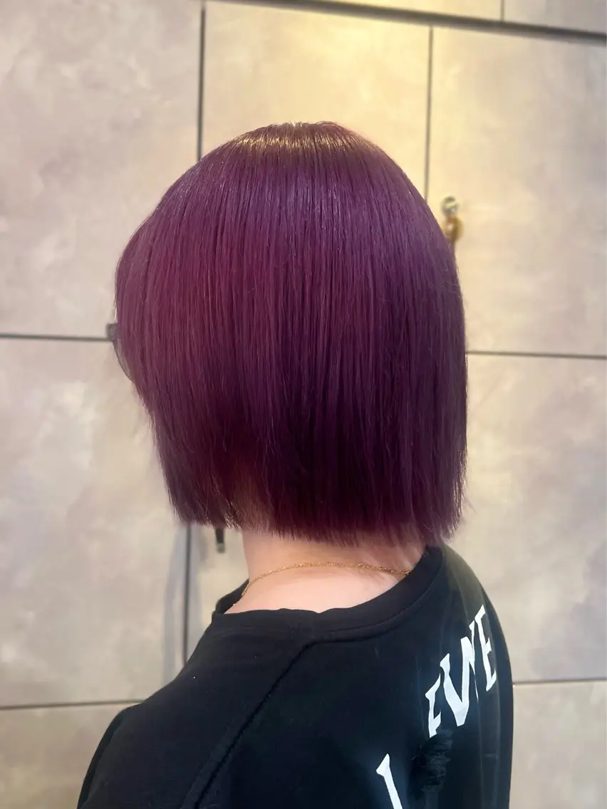 ミディアム カラー 🎀ハイトーン・艶 カラー HANA🎀のヘアスタイル
