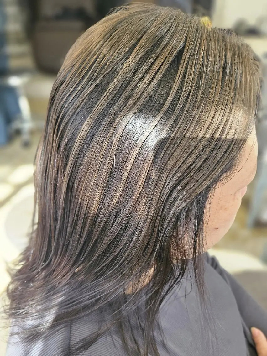 カラー ヘアカラー 熊野 タイソンのヘアスタイル