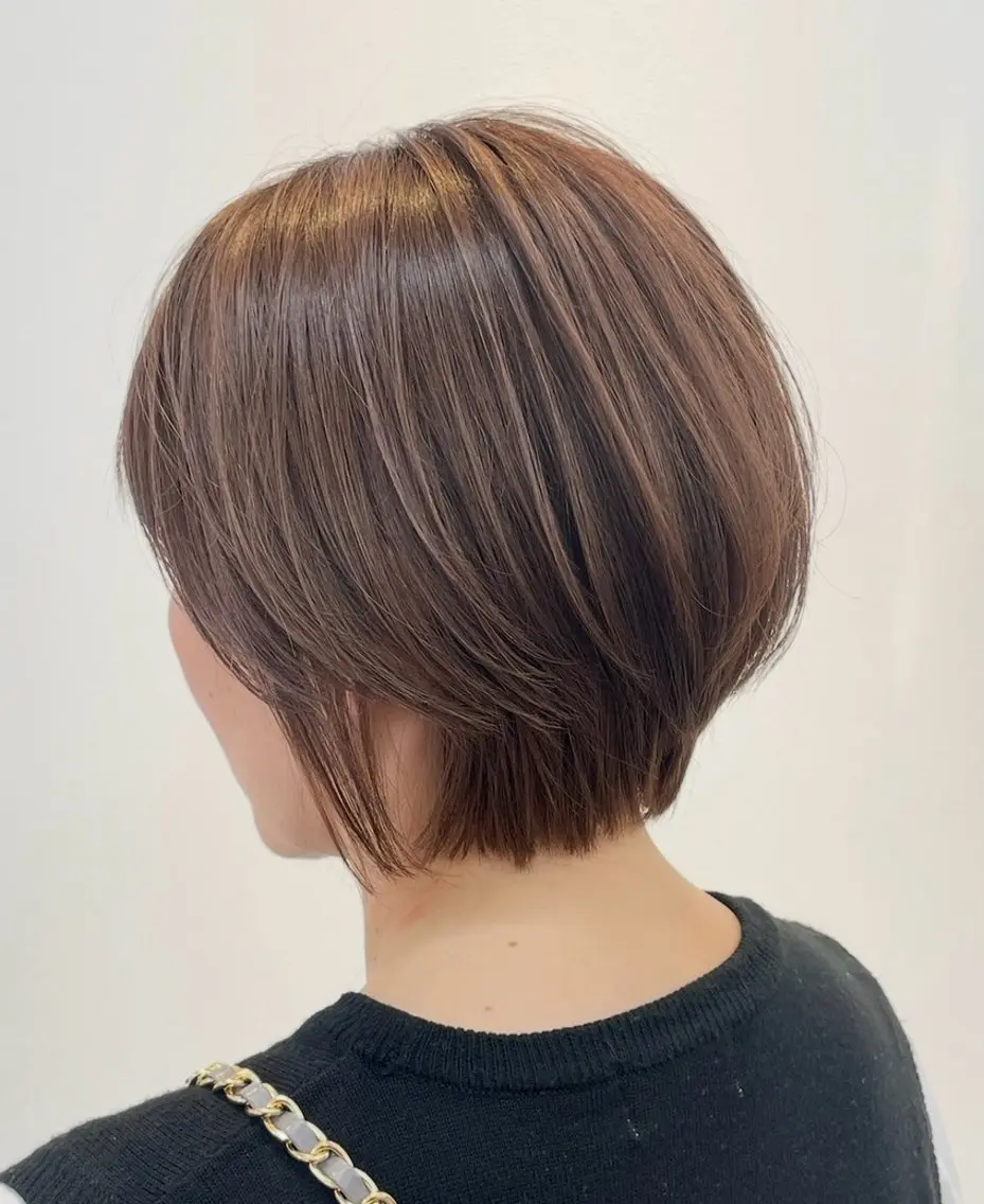 ショート カット ヘアカラー ショート×髪質改善 西梅田Kaiのヘアスタイル