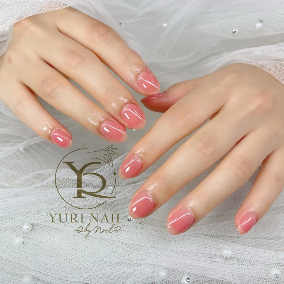 ネイル チークネイル フットネイル フレンチネイル グラデーション キラキラネイル ハンドネイル フットネイル YURI Nail Funabashiのネイルデザイン