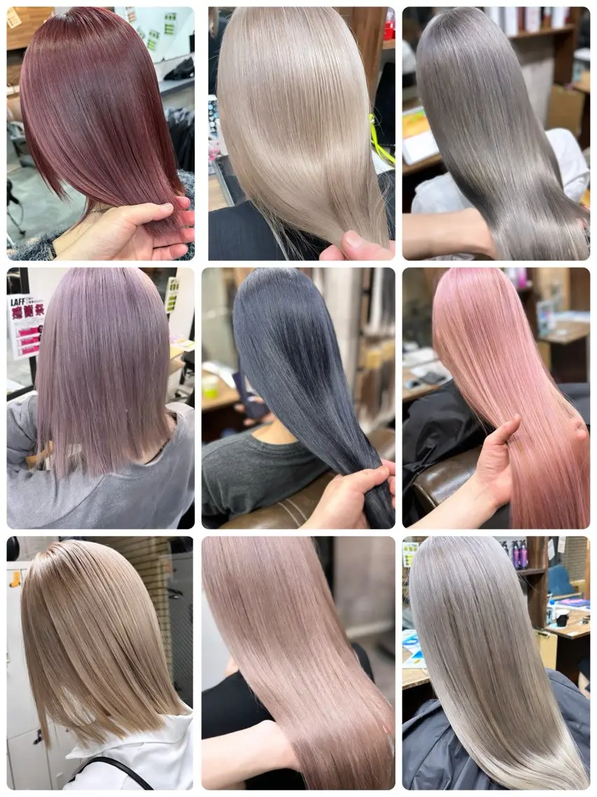 💟ハイトーンカラー💟ケアブリーチ➕アフターケアトリートメント込みのトリプルカラー🌟の写真