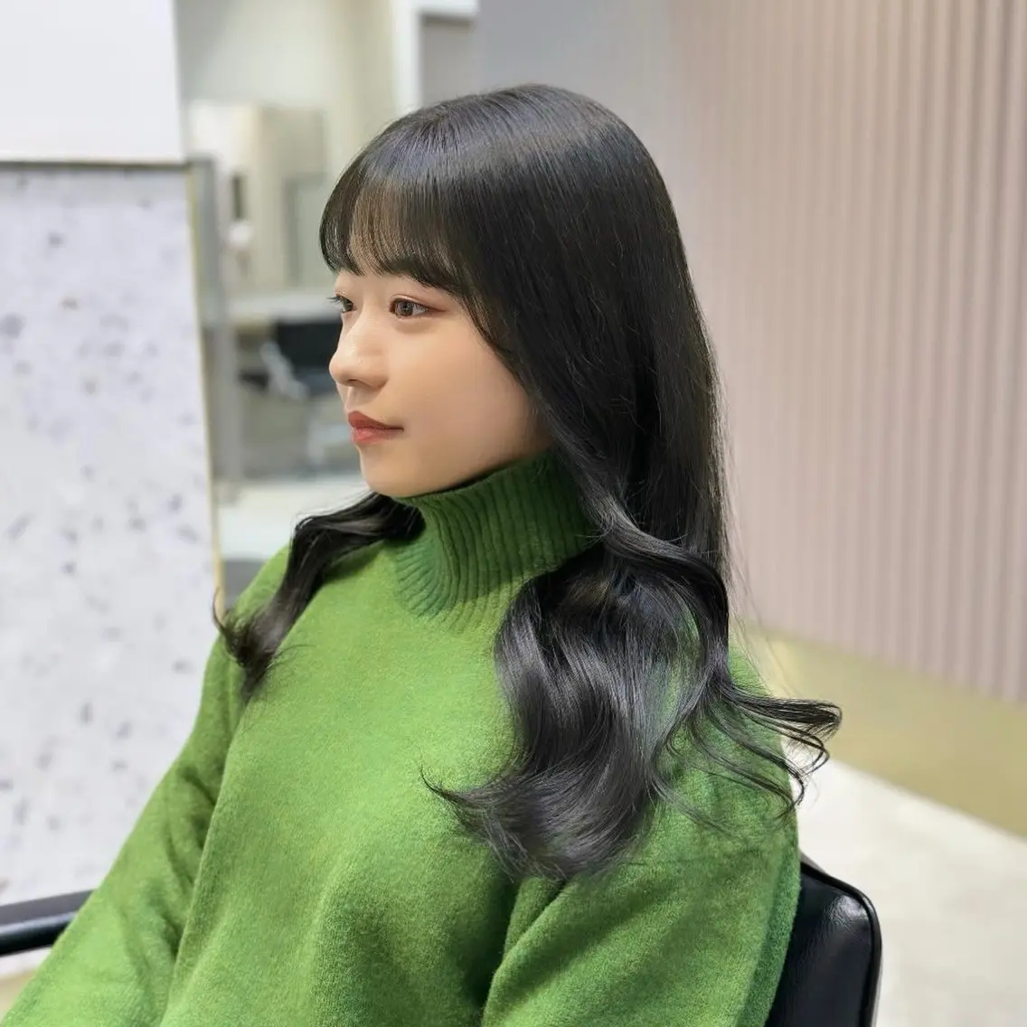 セミロング カラー ヘアアレンジ ヘアカラー トリートメント ヘッドスパ ヘアセット 完全💗マンツーマン marinのヘアスタイル