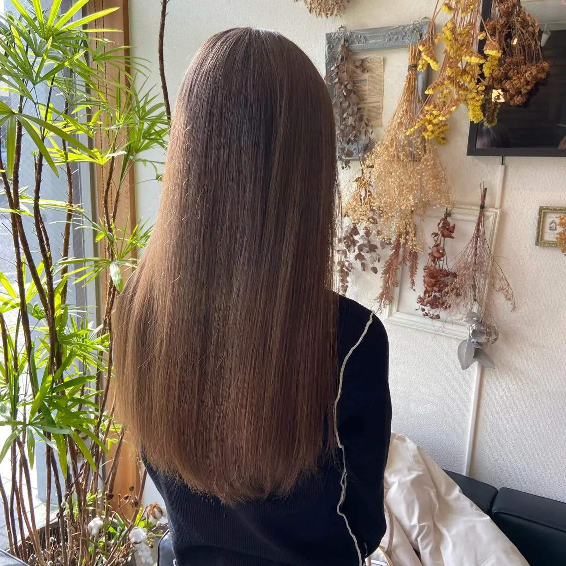 ロング カラー ブリーチ 💜推しインナー カラー/菊池柊真💜のヘアスタイル
