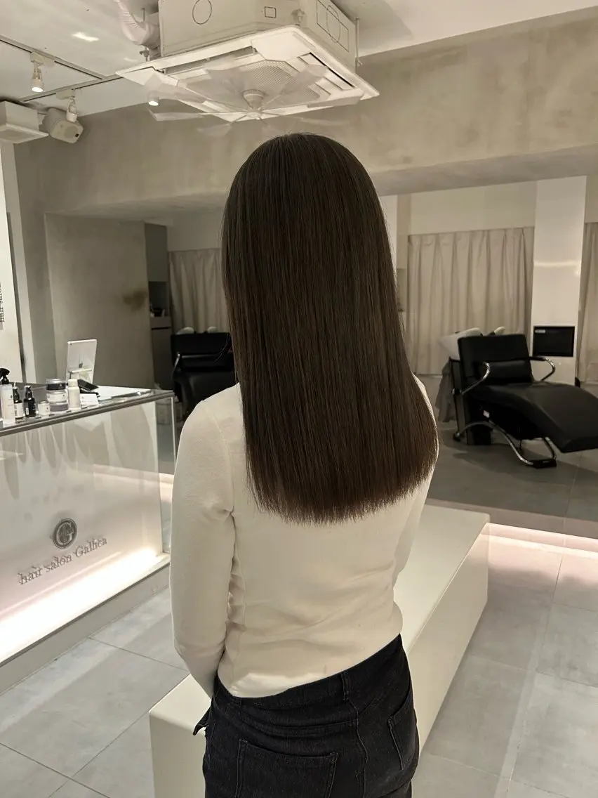 ロング カラー カット ヘアカラー 🧚つやさらhair 🧚manakaのヘアスタイル