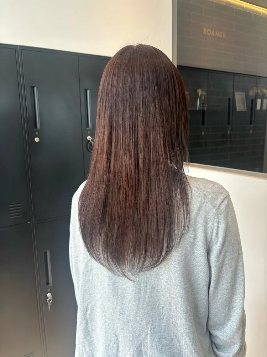 ロング 西田 美侑 /カットモデルのヘアスタイル