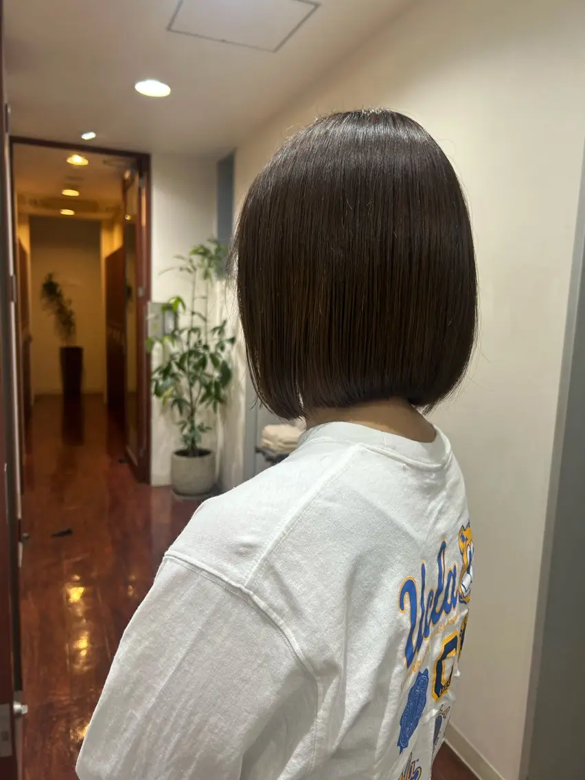ミディアム ボブ nina🤎/ 似合わせカットのヘアスタイル