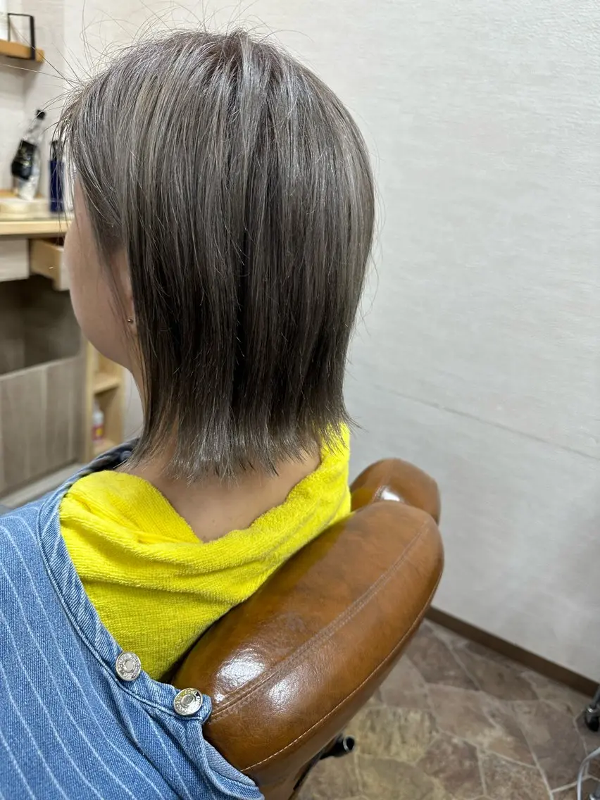 ミディアム カラー カット ヘアカラー トリートメント 後藤 征信のヘアスタイル