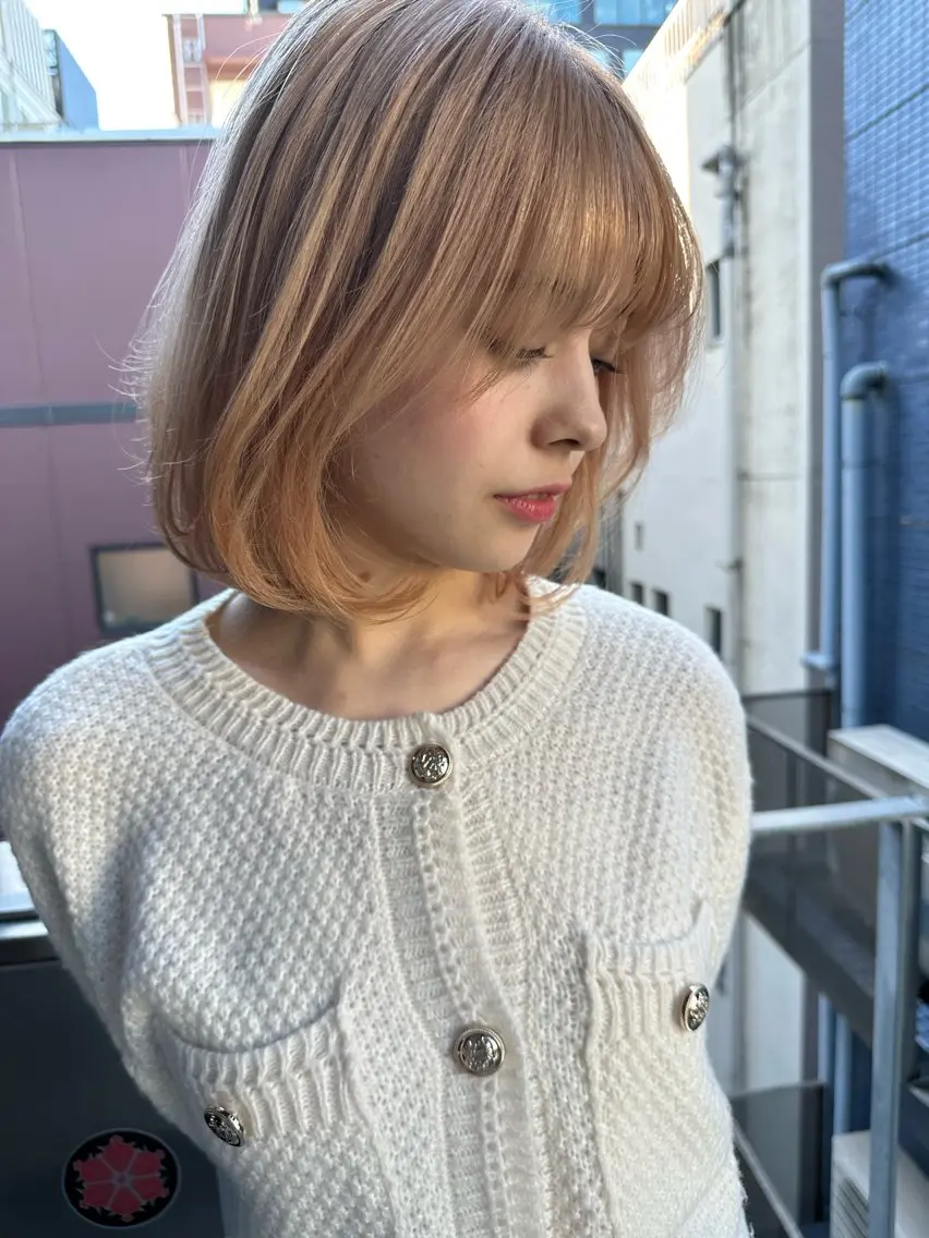 ミディアム ヘアカラー トリートメント 井上 健斗のヘアスタイル