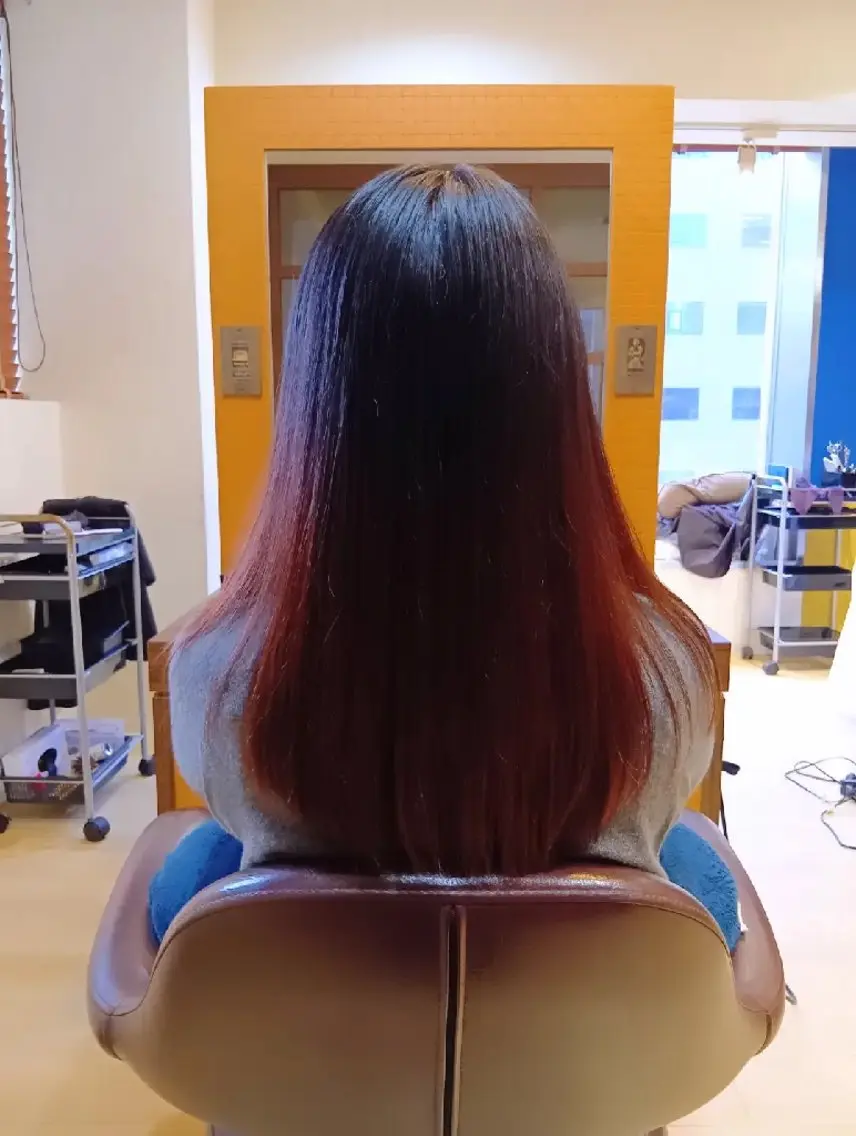 ロング 縮毛矯正 トリートメント カット トリートメント 小林暢🌟Orque 髪質改善サロン🌙のヘアスタイル