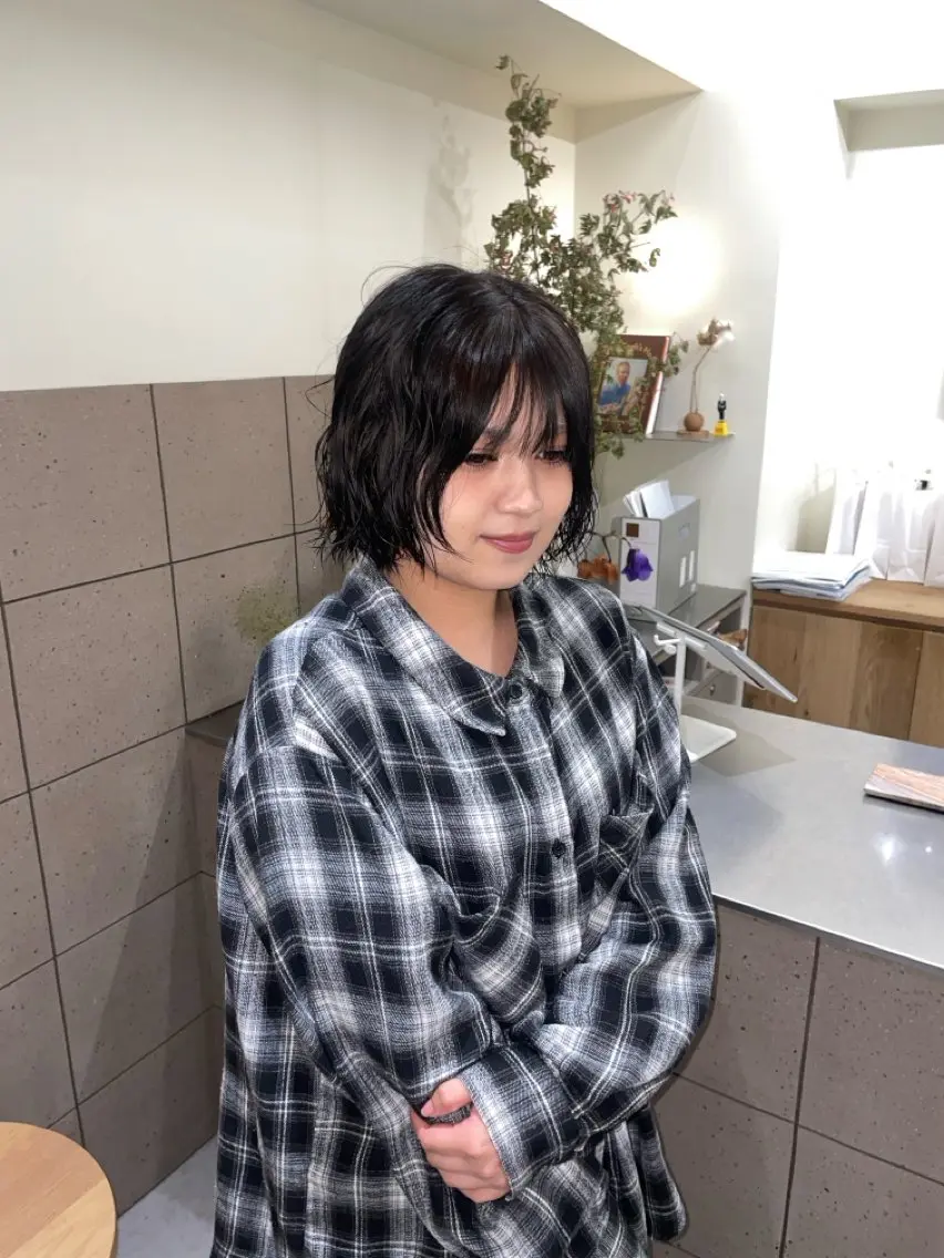 ショート カラー ヘアカラー JURI /HUIのヘアスタイル