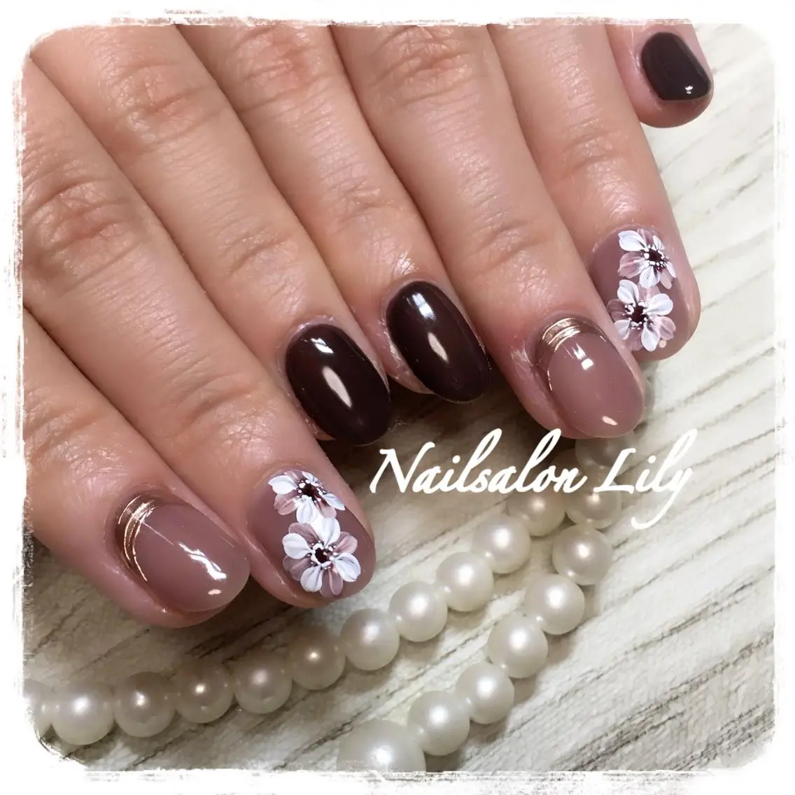 ネイル ハンドネイル Lily*nail 🌻Mii🌻のネイルデザイン