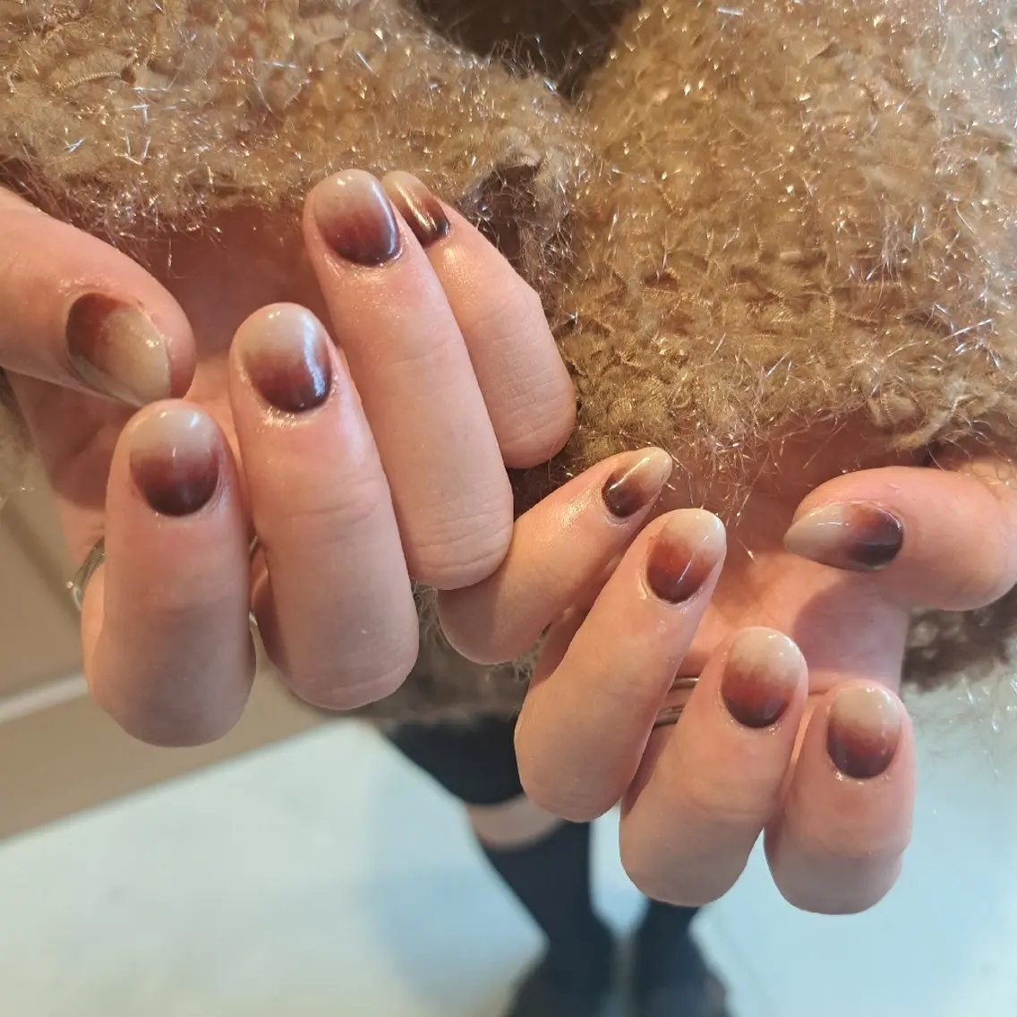 ネイル アートネイル ジェルネイル グラデーション 持ち込み ハンドネイル Nail mood デザイン持ち込みokのネイルデザイン