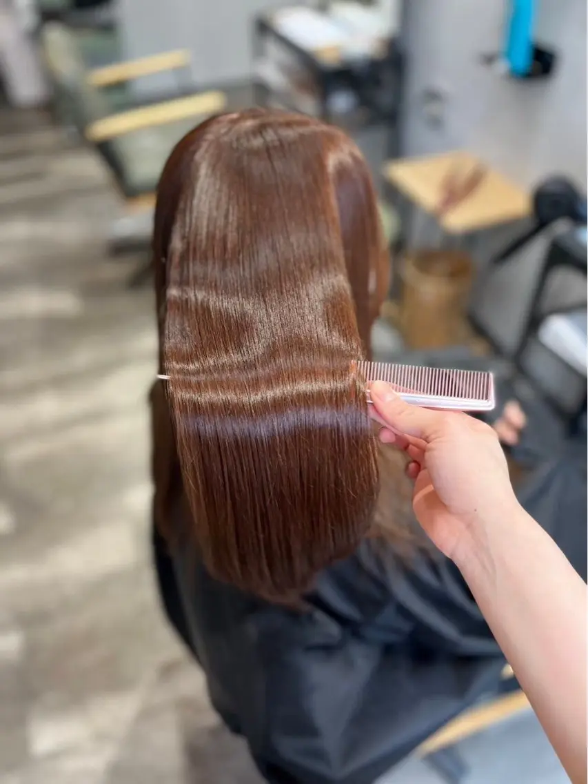 ロング トリートメント 大中 希実のヘアスタイル