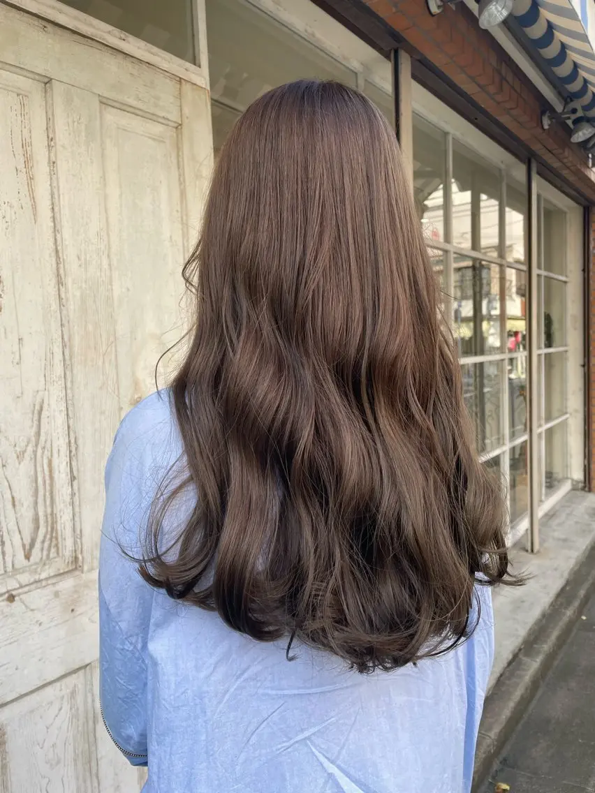 ロング カット ヘアカラー トリートメント ハイレート🤍🫧 池田のヘアスタイル
