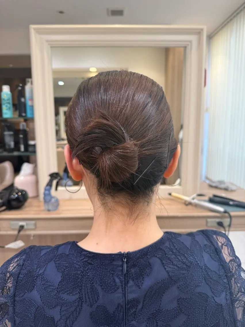 ショート ヘアアレンジ ヘアセット 韓国ヘアメイク🎀/ 縮毛矯正✨山本媛香のヘアスタイル