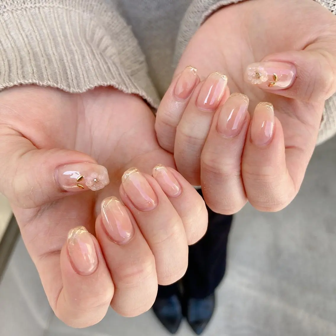 ネイル 地爪育成💅 kanaoanailのネイルデザイン