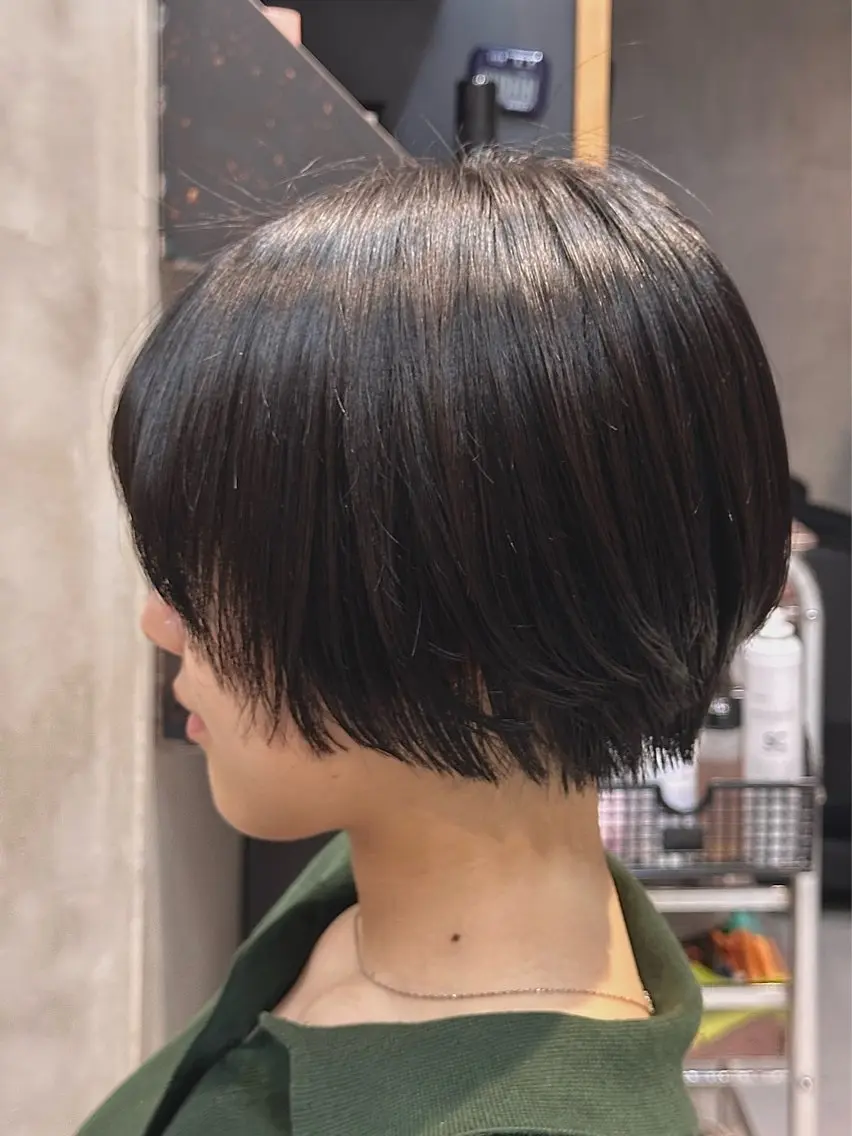 ショート ショートボブ ボブ ショートヘア カット 似合わせひなた🐥 elima調布のヘアスタイル