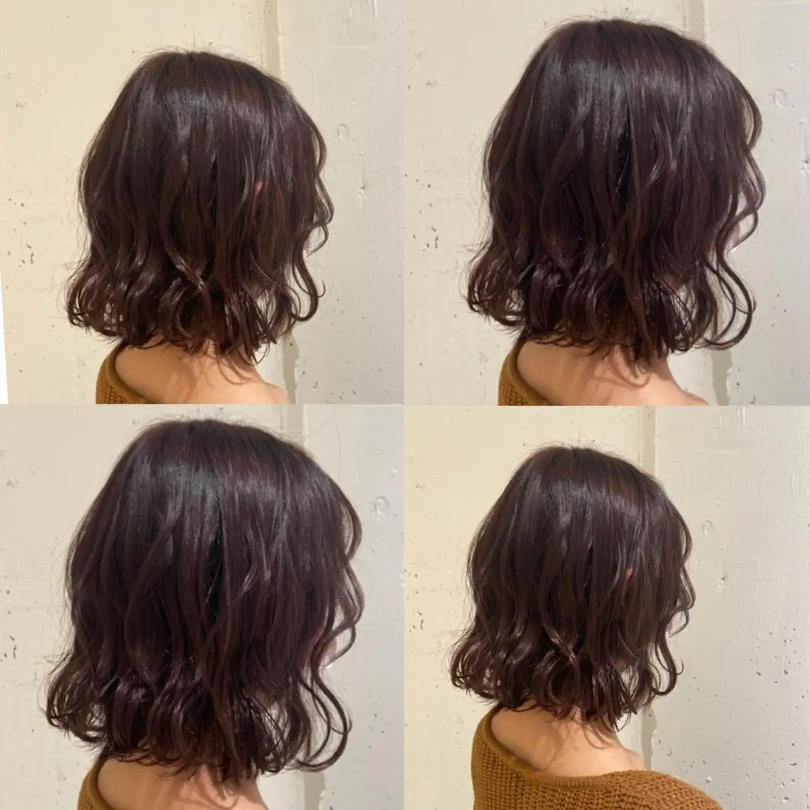 ミディアム カラー ブラウンカラー レッドカラー レッドブラウン ヘアカラー トリートメント ヘッドスパ ヘアセット カジュアルを女っぽく 𝗮𝘆𝗮𝗰𝗼のヘアスタイル