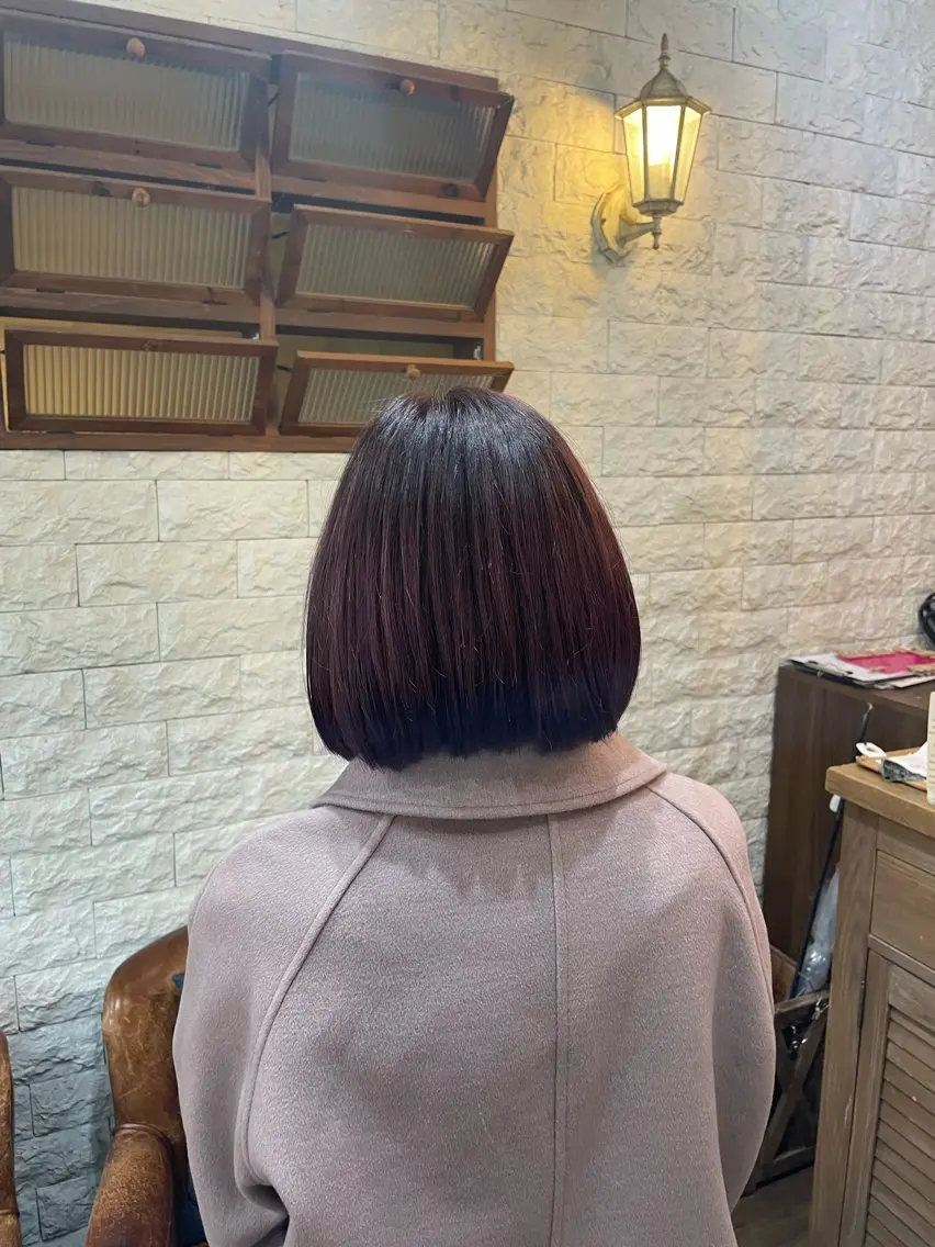 ミディアム カラー レイヤーカット 🌱 はるかのヘアスタイル