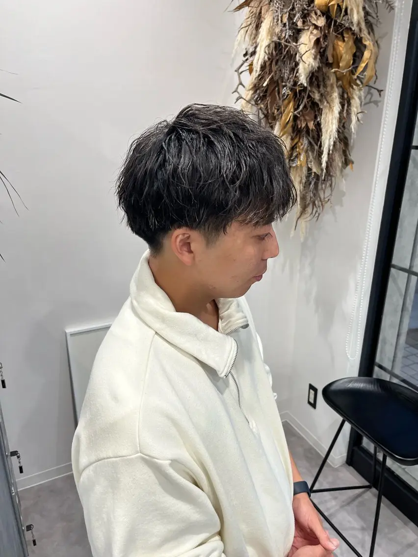ショート メンズ マッシュ 🖱️ナチュラルヘア 鍋谷美帆🖱️のヘアスタイル
