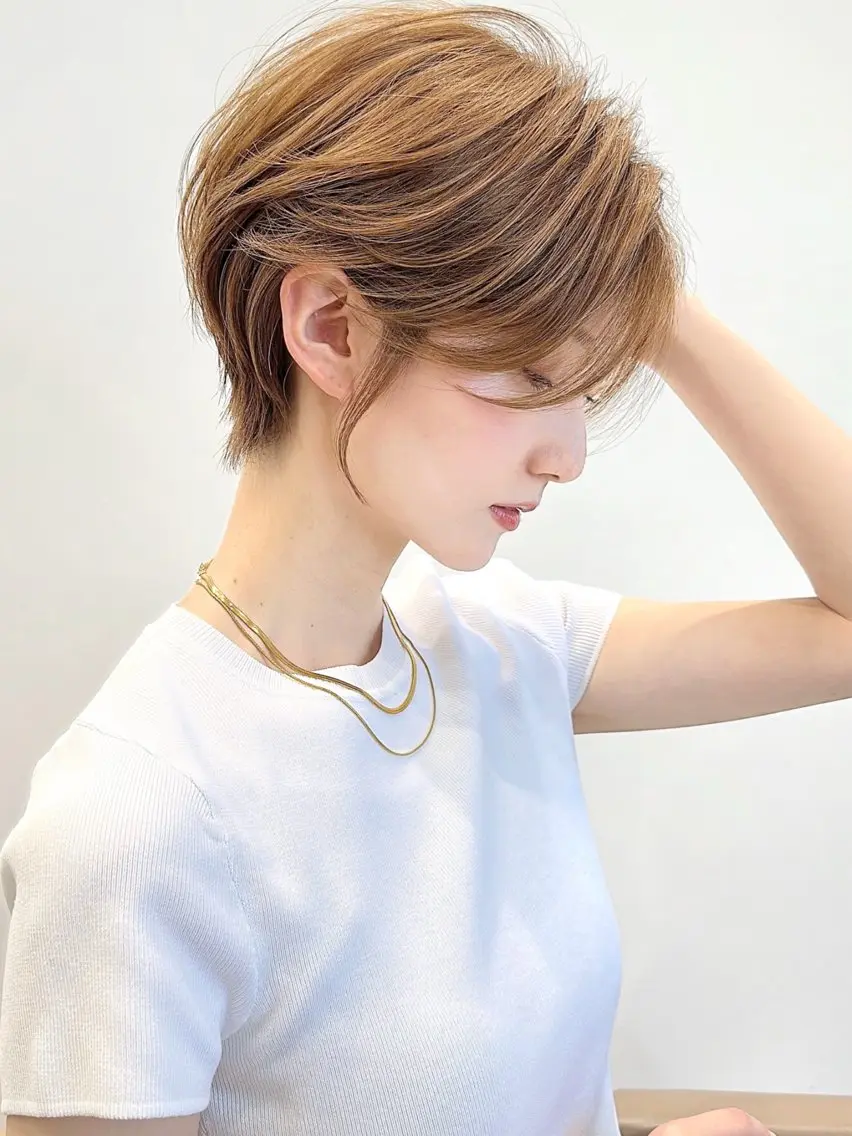 ショート カラー ショートボブ ボブ 似合わせカット ショートヘア 小顔カット カット ヘアカラー トリートメント ショート、ボブの神✨ 峯朋也✂︎✨のヘアスタイル
