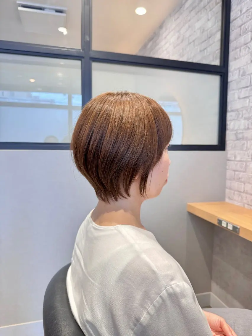 ショート カラー カット ヘアカラー トリートメント 宮腰一磨 ・ショート・ボブ🌿のヘアスタイル