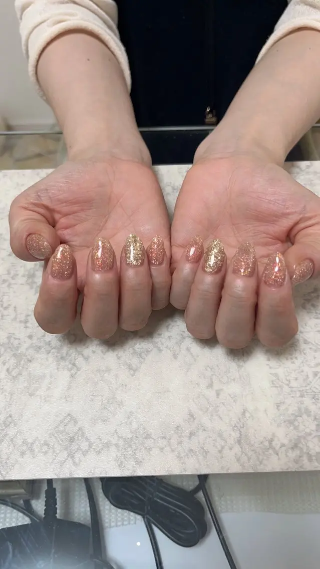 ネイル ラメ(グリッター) ワンカラーネイル Will nail salonのネイルデザイン
