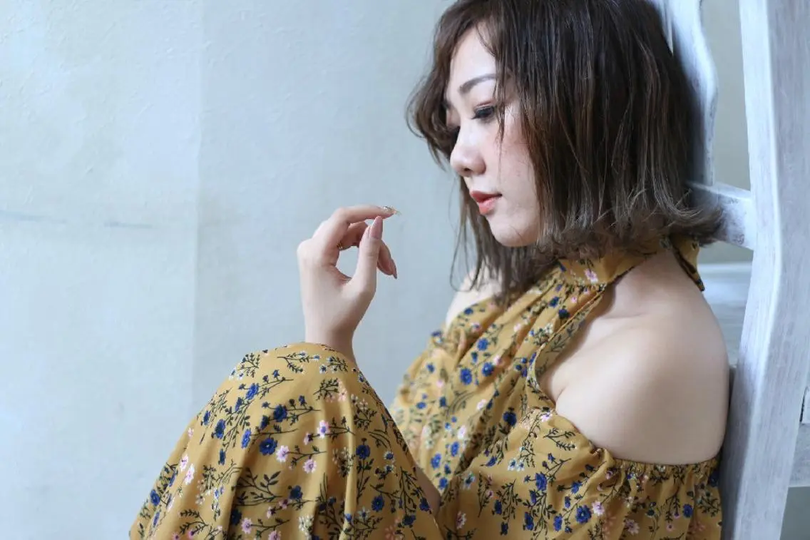 ミディアム ボブ 外ハネヘア 原木 康臣のヘアスタイル