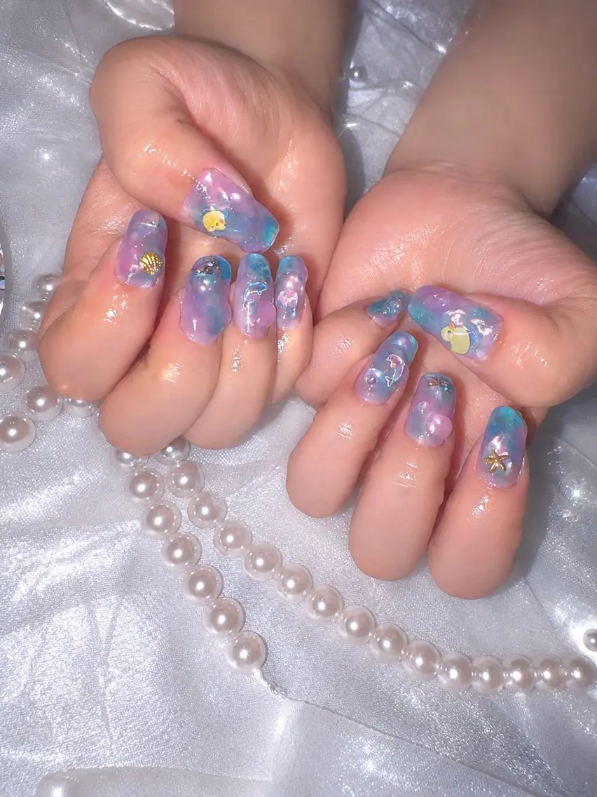 ネイル ニュアンスネイル Lani ♡のネイルデザイン