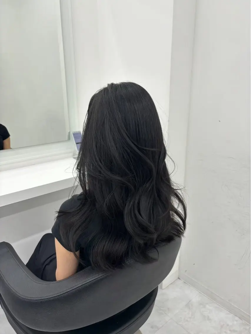 ロング カラー 透明感カラー トリートメント 🤍透明感推しカラー 🤍yui‪💞✨のヘアスタイル