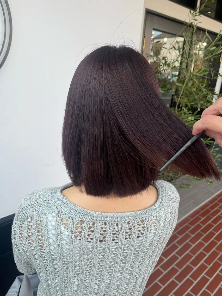 ロング カラー ラベンダーカラー 多田 朝光のヘアスタイル