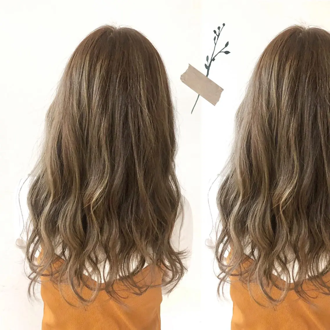 ロング カラー ヘアアレンジ ベージュカラー ハイライトカラー イルミナカラー ハイライト 高橋胡桃🪽 ディレクターのヘアスタイル