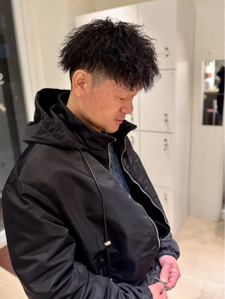 パーマ メンズ メンズパーマ メンズカット募集 草野のヘアスタイル