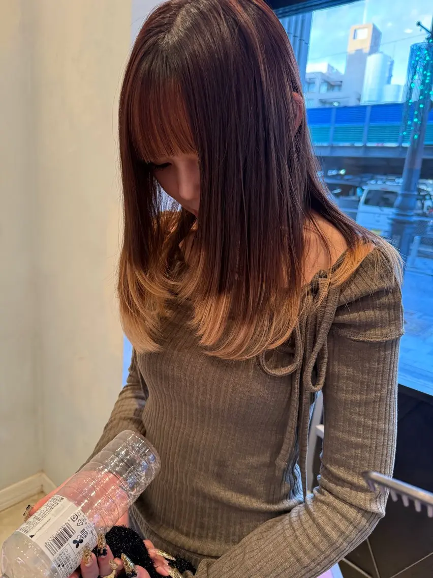 ロング カラー 無料ショートカット 募集中📛杏のヘアスタイル