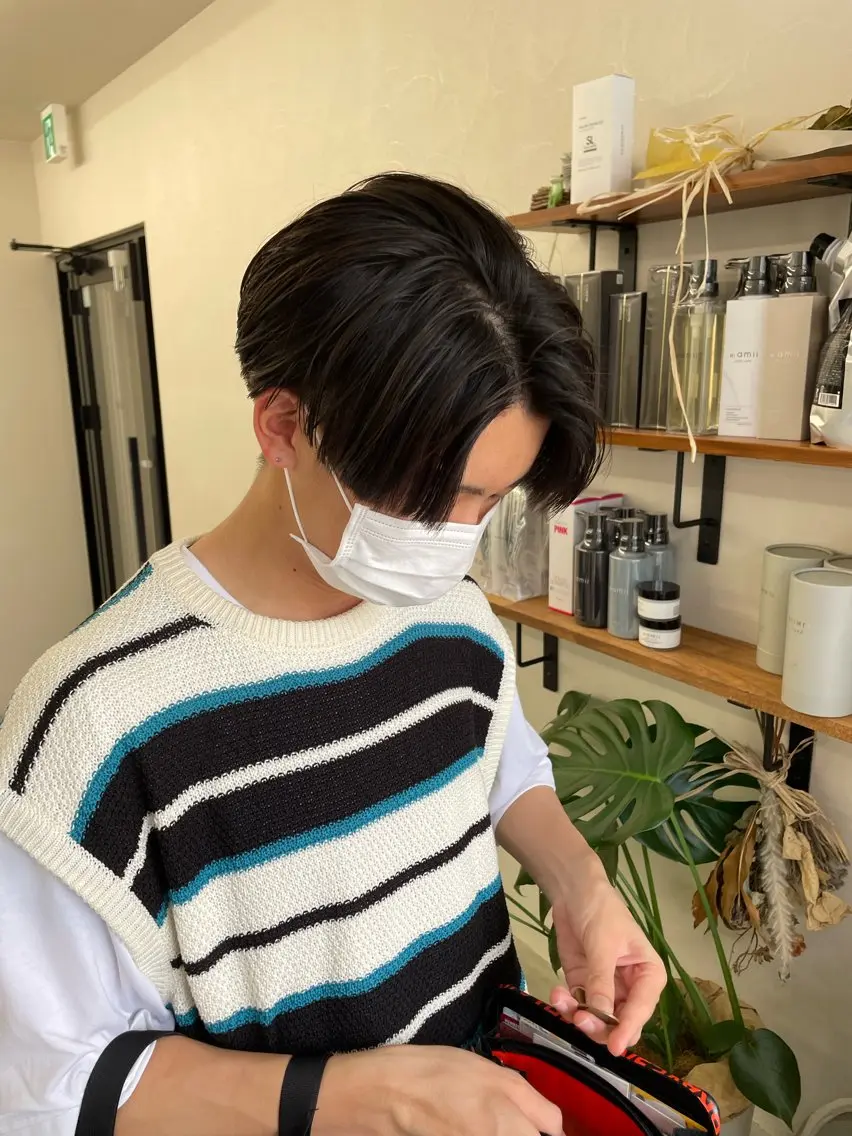 メンズ カット 🌱大人っぽさ🌱 ニュアンス/リョウガのヘアスタイル