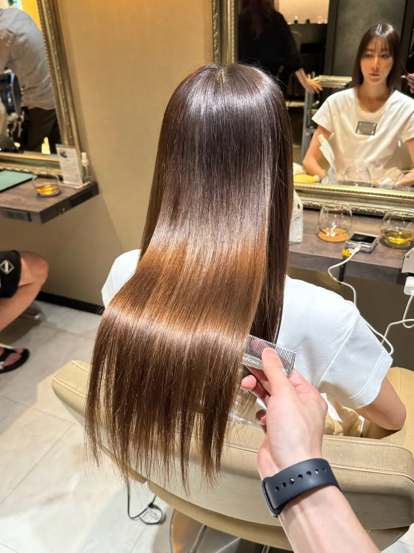 ロング 髪質改善 トリートメント カット 縮毛矯正 トリートメント 🫧美髪縮毛矯正 🫧SEKIのヘアスタイル