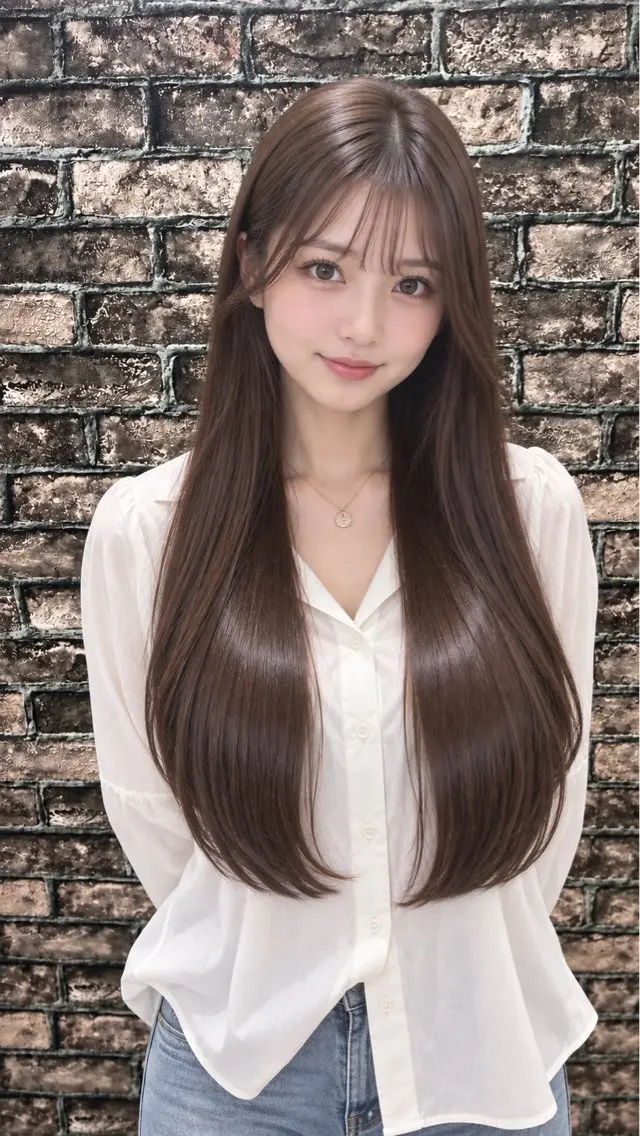 ロング 無料カット charm美容室のヘアスタイル