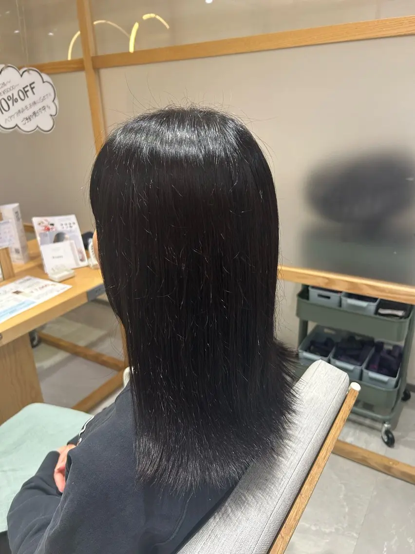 縮毛矯正の写真