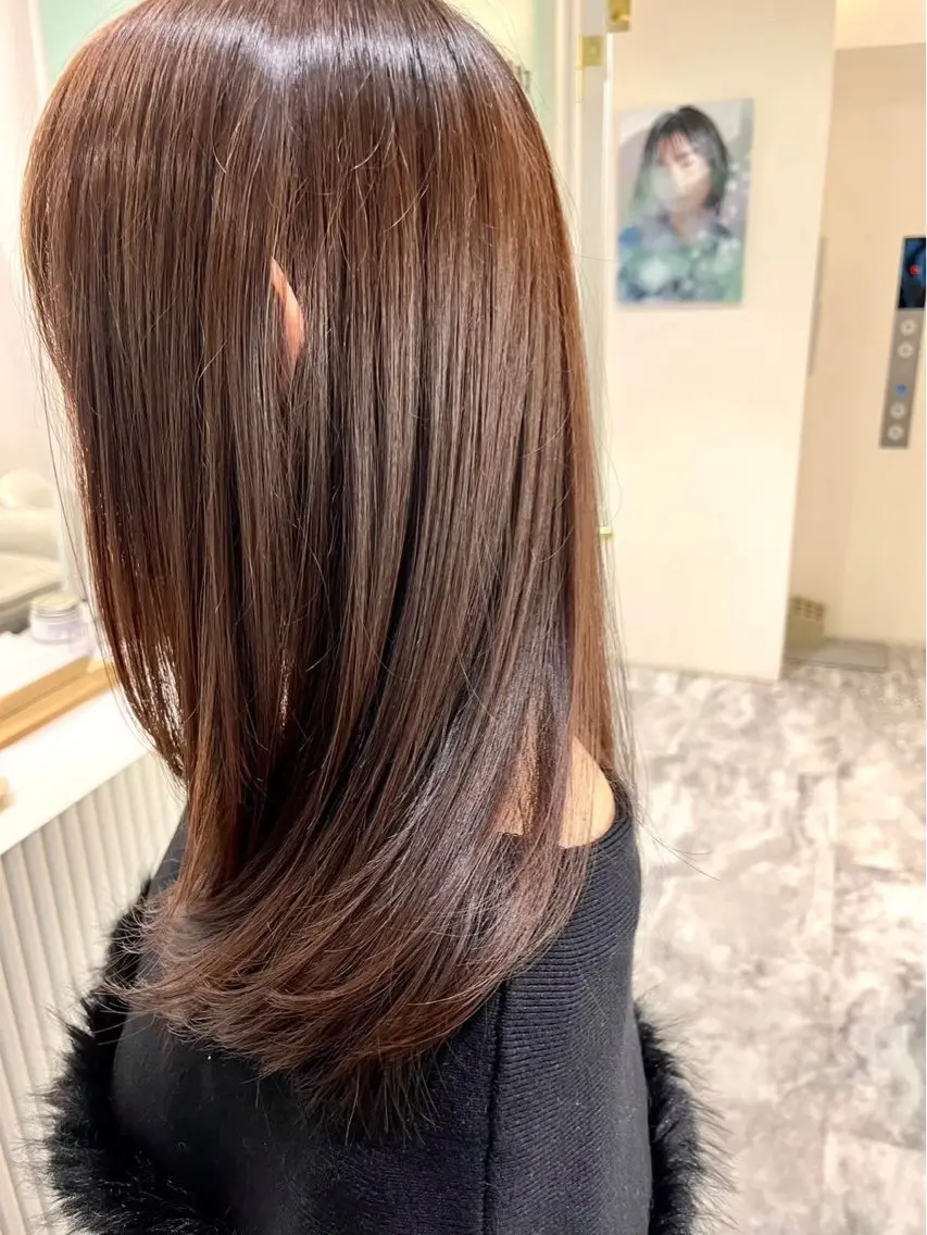 オーダーメイドカラー➕選べるトリートメント付💫（”髪質改善TOKIO”/“髪質再生バイカルテ”)の写真
