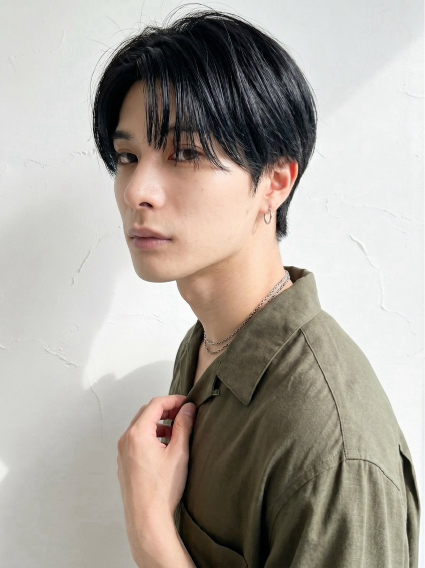 ショート メンズ 縮毛矯正 メンズ美容師⭐︎🗽 心斎橋Masanoのヘアスタイル