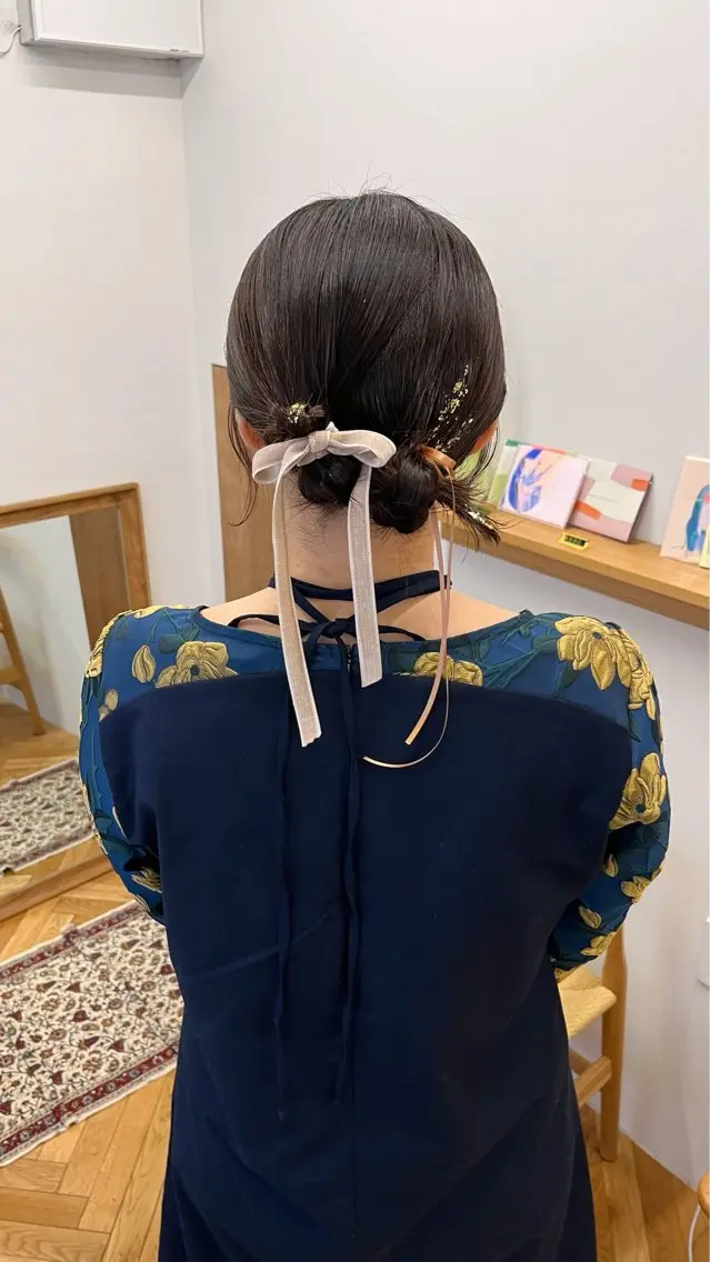 ショート ヘアアレンジ ヘアセット 西山 紗耶香🪽 透明感カラー/ボブのヘアスタイル