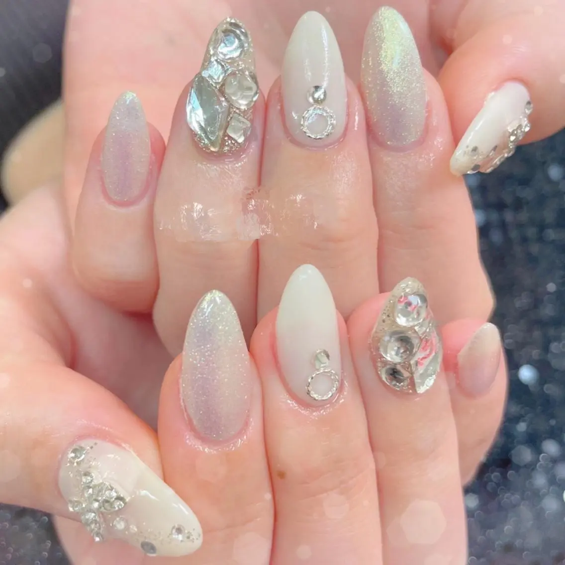 ネイル ハンドネイル ハンドケア MoON...❤︎ MeGuのネイルデザイン
