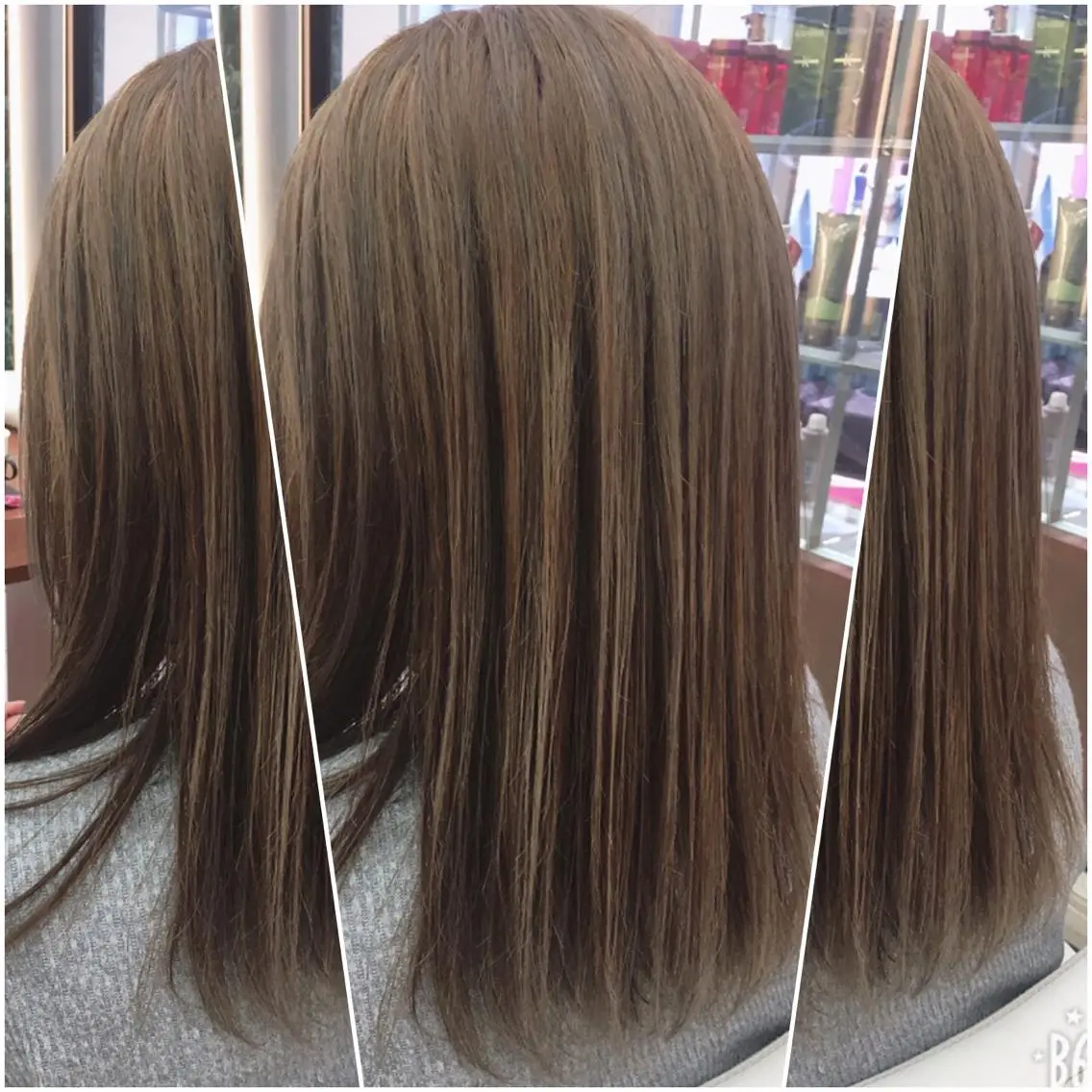 ミディアム カラー ミディアムパーマ ベージュカラー イルミナカラー 外国人風カラー カット ヘアカラー トリートメント ブリーチ/バレイヤ ージュ川端裕司のヘアスタイル