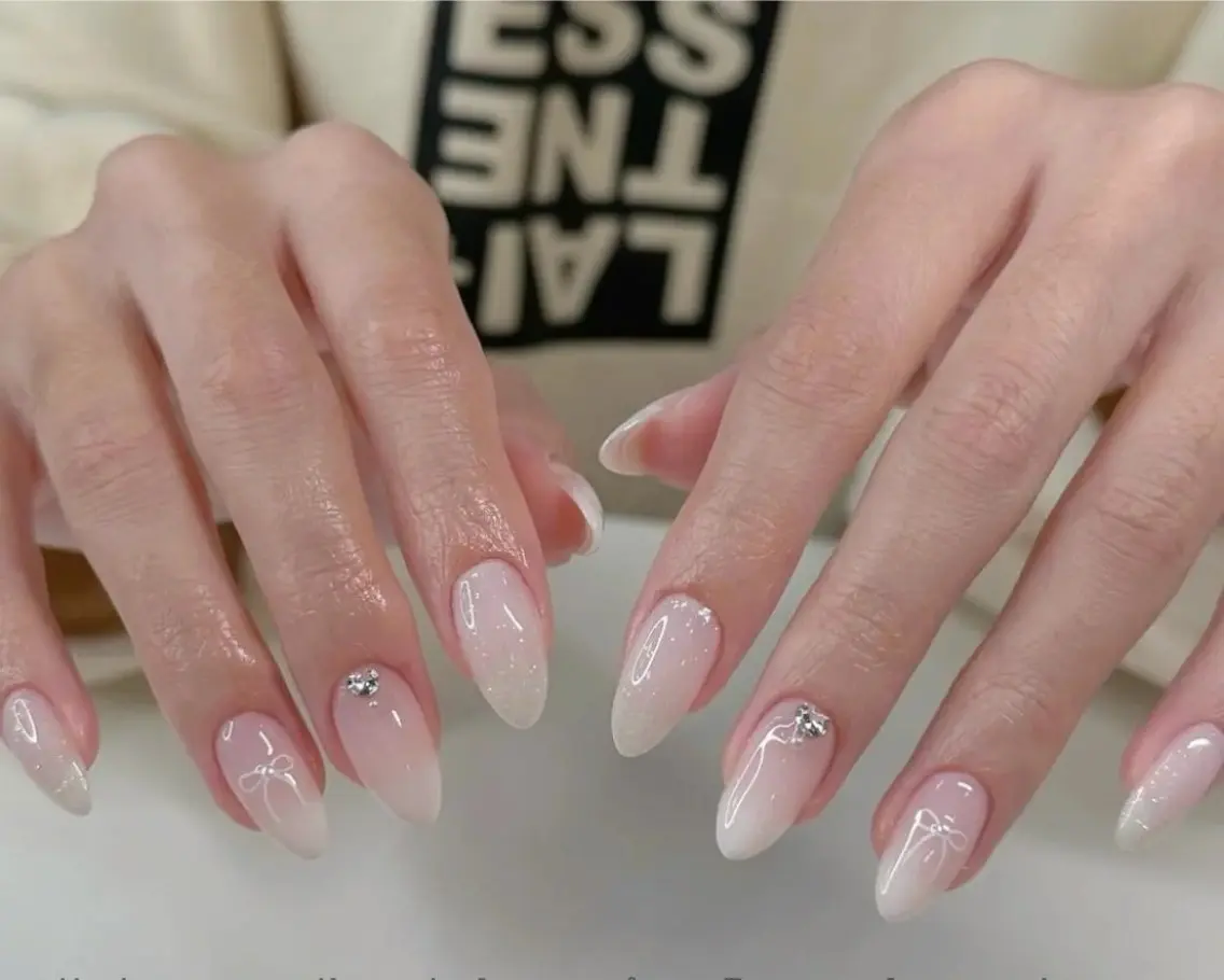 ネイル チークネイル フットネイル フレンチネイル グラデーション 韓国ネイル Ribbonnail salonのネイルデザイン