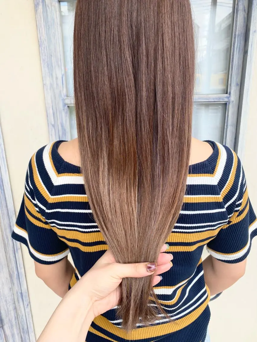 定番コースならこれを選択🥰【カットカラー + 補修トリートメント】の写真