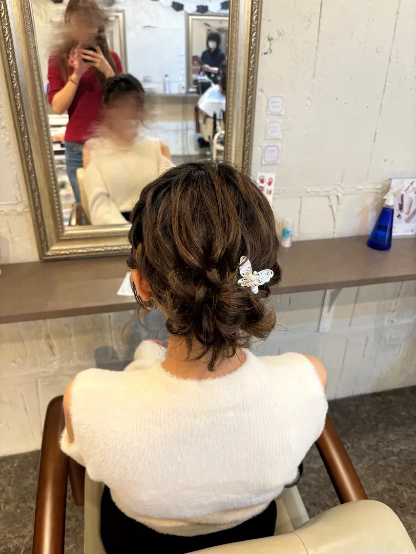 ミディアム デート 出来 梓のヘアスタイル
