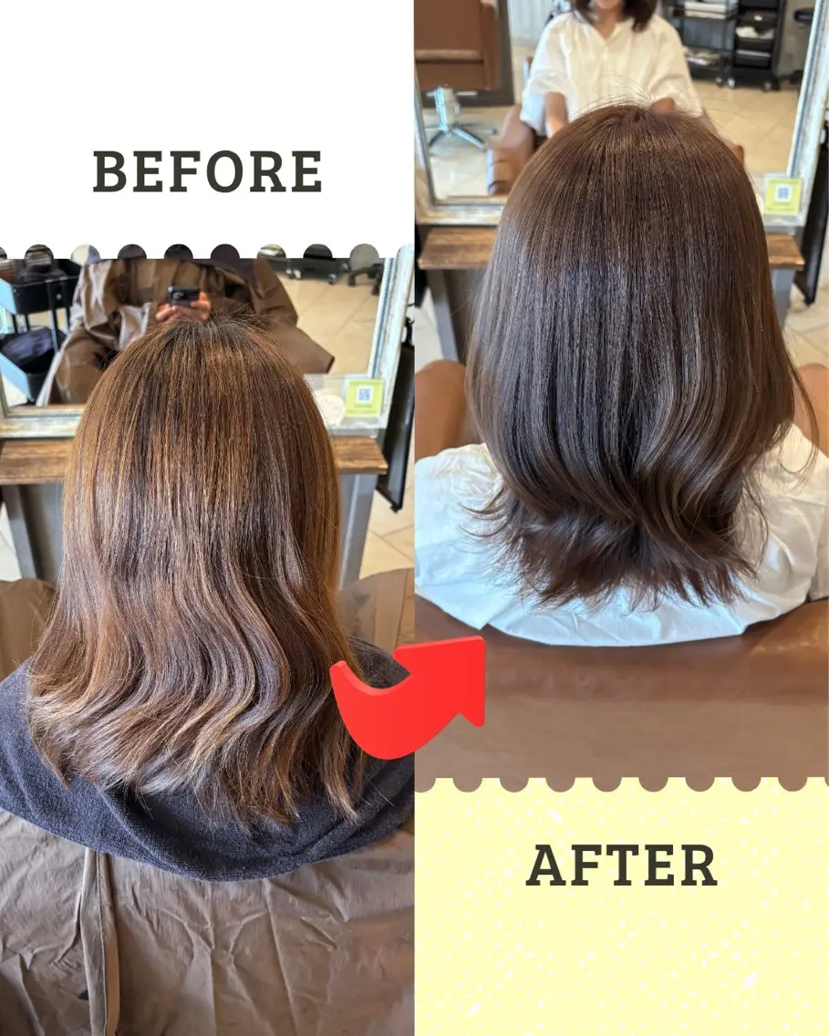 カラー アッシュ ベージュカラー 透明感カラー ヘアカラー 沖本 あやののヘアスタイル