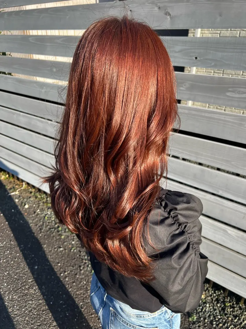 ロング カラー アッシュ 黒髪 ブリーチ ブルーカラー ブルーブラック 🌿寄り添い型美容師 🌿yuiのヘアスタイル