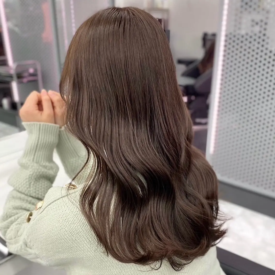 ミディアム カラー ヘアカラー トリートメント ベージュ/ブラウン /HIROMU🤎のヘアスタイル