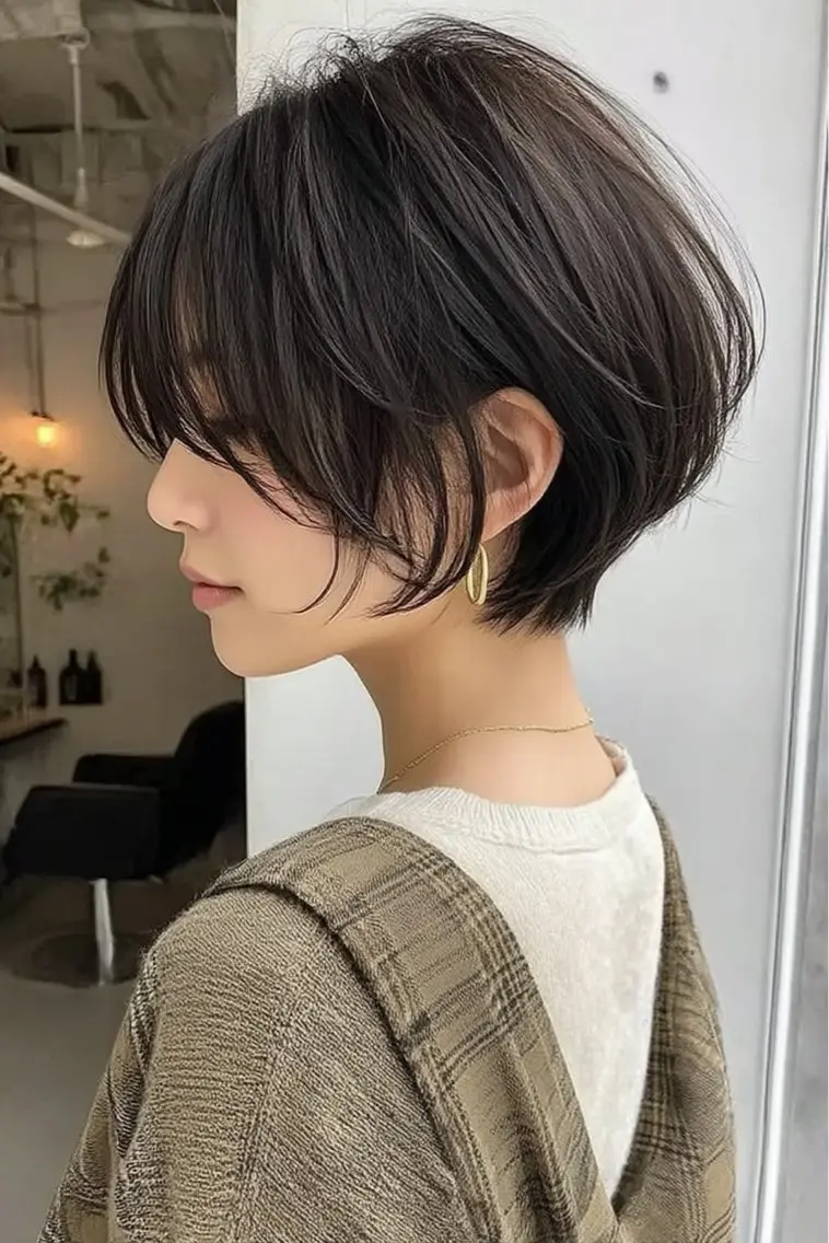 ショート 似合わせメイク・ ショートボブWAKOのヘアスタイル